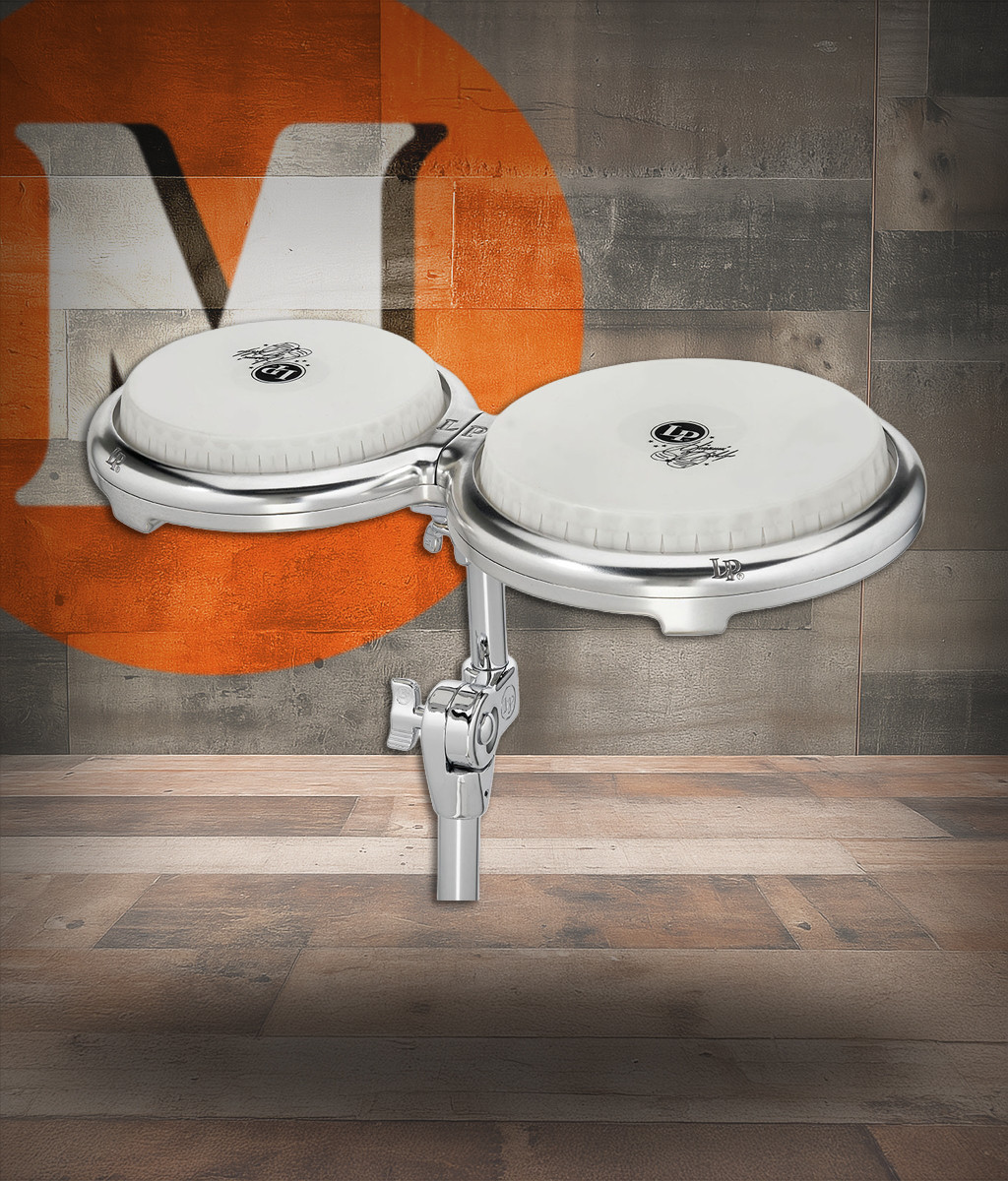 Latin Percussion LP Gio 7 1/4 - 8 5/8" Compact Bongo w/Post (LP828) | Musician Madness