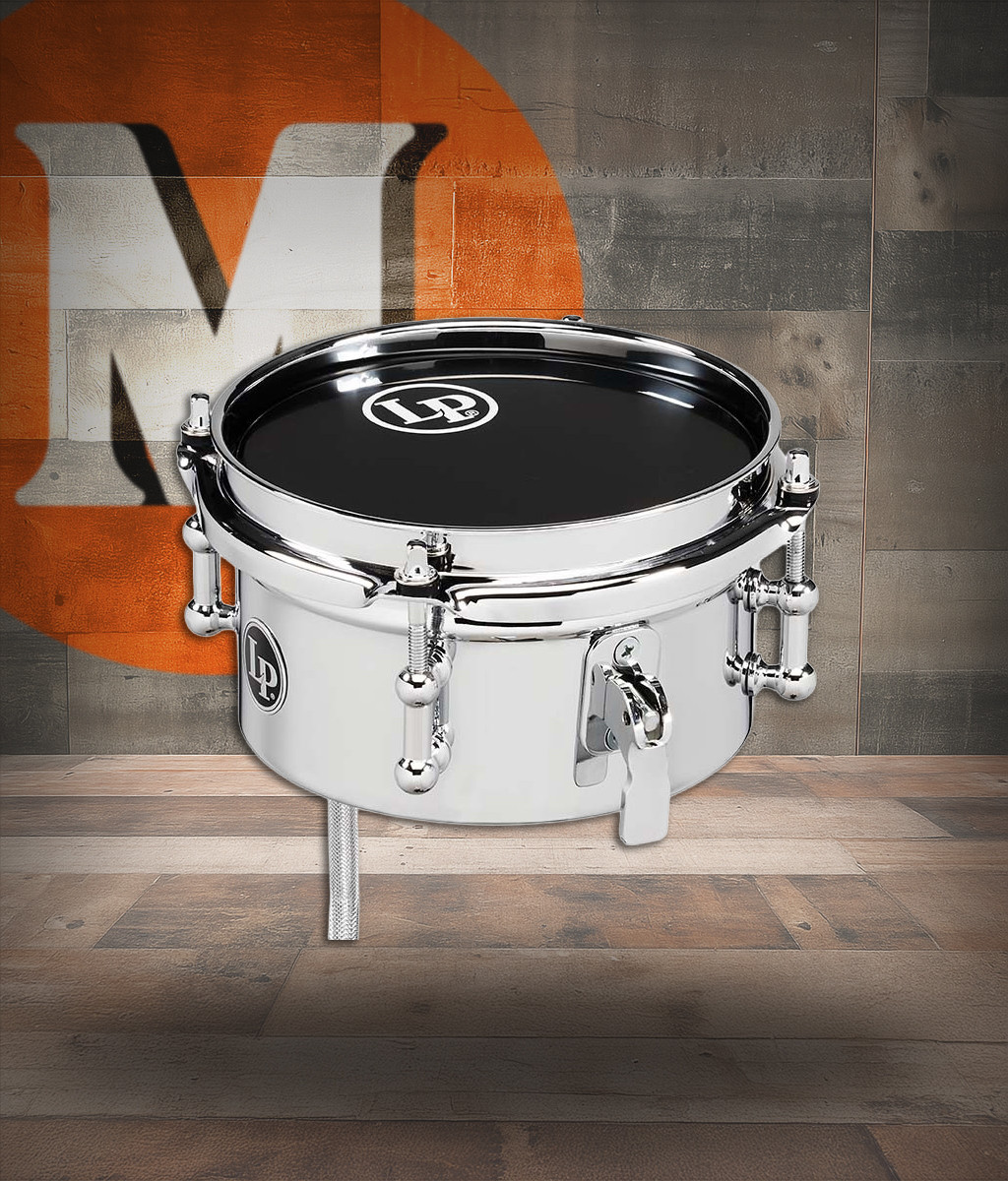 Latin Percussion LP 6 Micro Snare Mountable Steel Chrome (LP846-SN)