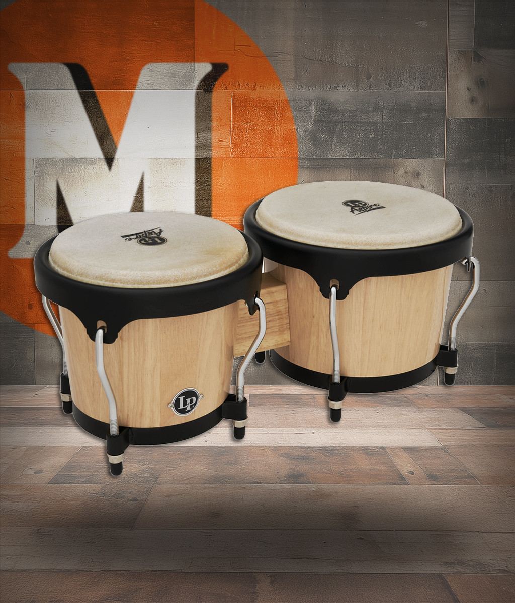 Latin Percussion LP Aspire 6 3/4-8 Bongo Oak Nat Bk (LPA601-AW