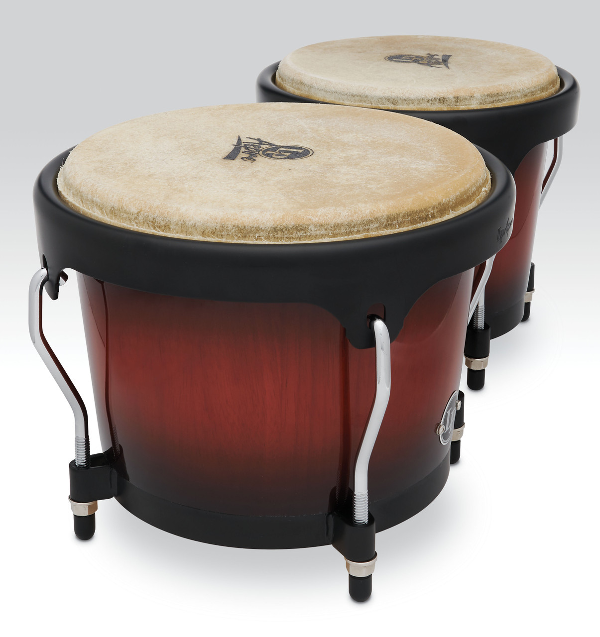 Latin Percussion LP Aspire 6 3/4 - 8" Bongo - Oak Vintage Sunburst Black (LPA601-VSB) | Musician Madness