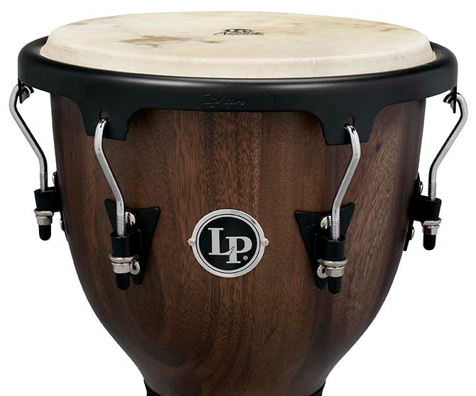 Latin Percussion LP Aspire 12 1/2" Djembe Walnut Black (LPA632-SW) | Musician Madness