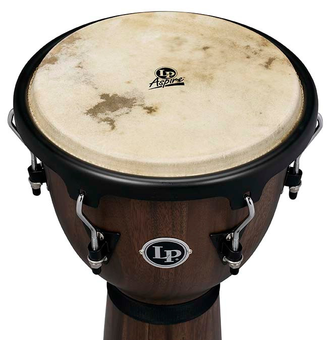 Latin Percussion LP Aspire 12 1/2" Djembe Walnut Black (LPA632-SW) | Musician Madness