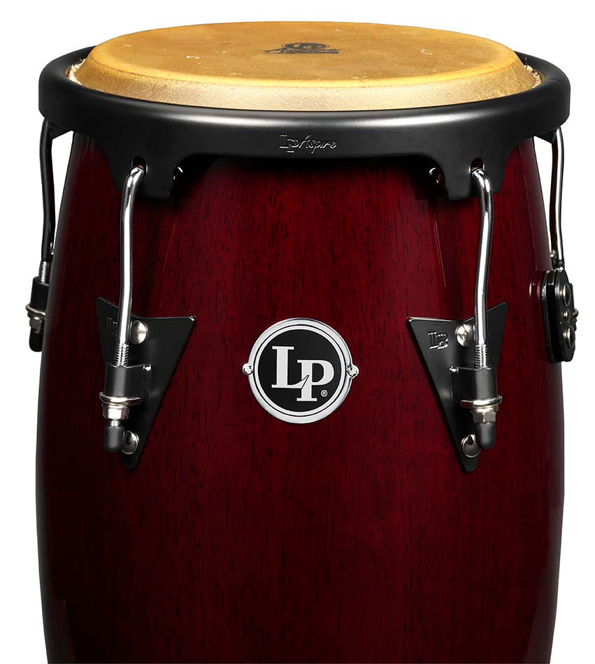 Latin Percussion LP Aspire 10 - 11" Conga Set - Oak Dw Black w/ Stand (LPA646-DW) | Musician Madness