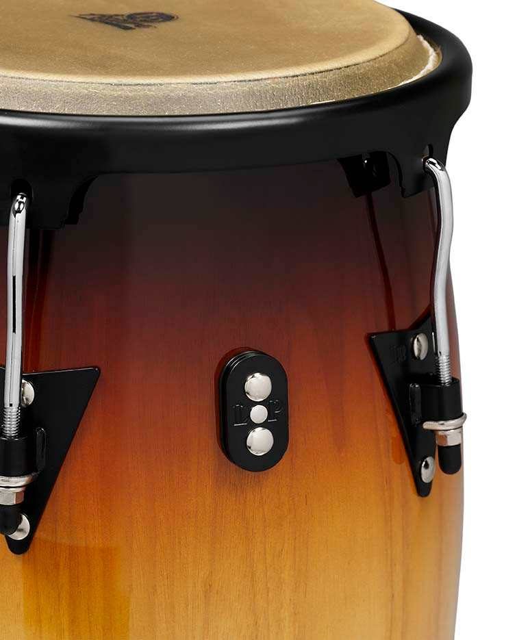 Latin Percussion LP Aspire 10 - 11" Conga Set Oak Vsb Black w/ Stand (LPA646-VSB) | Musician Madness