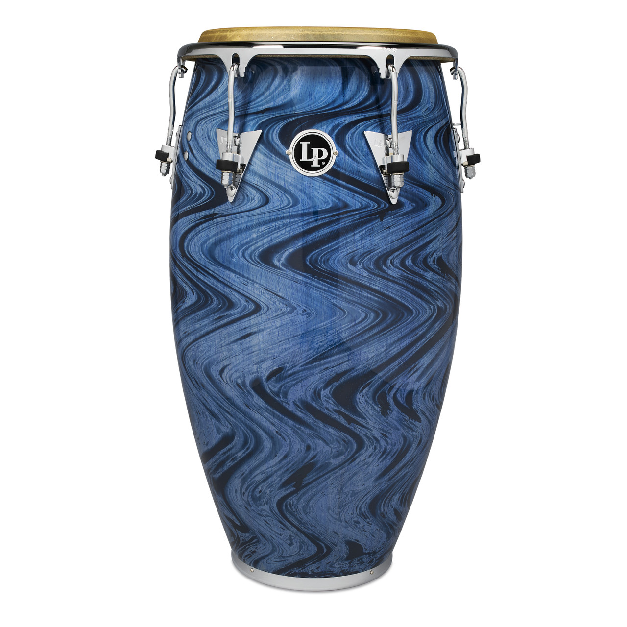 Latin Percussion LP J Madera CCII 12 1/2" Tumba Blue Swirl (LPL552X-JM) | Musician Madness