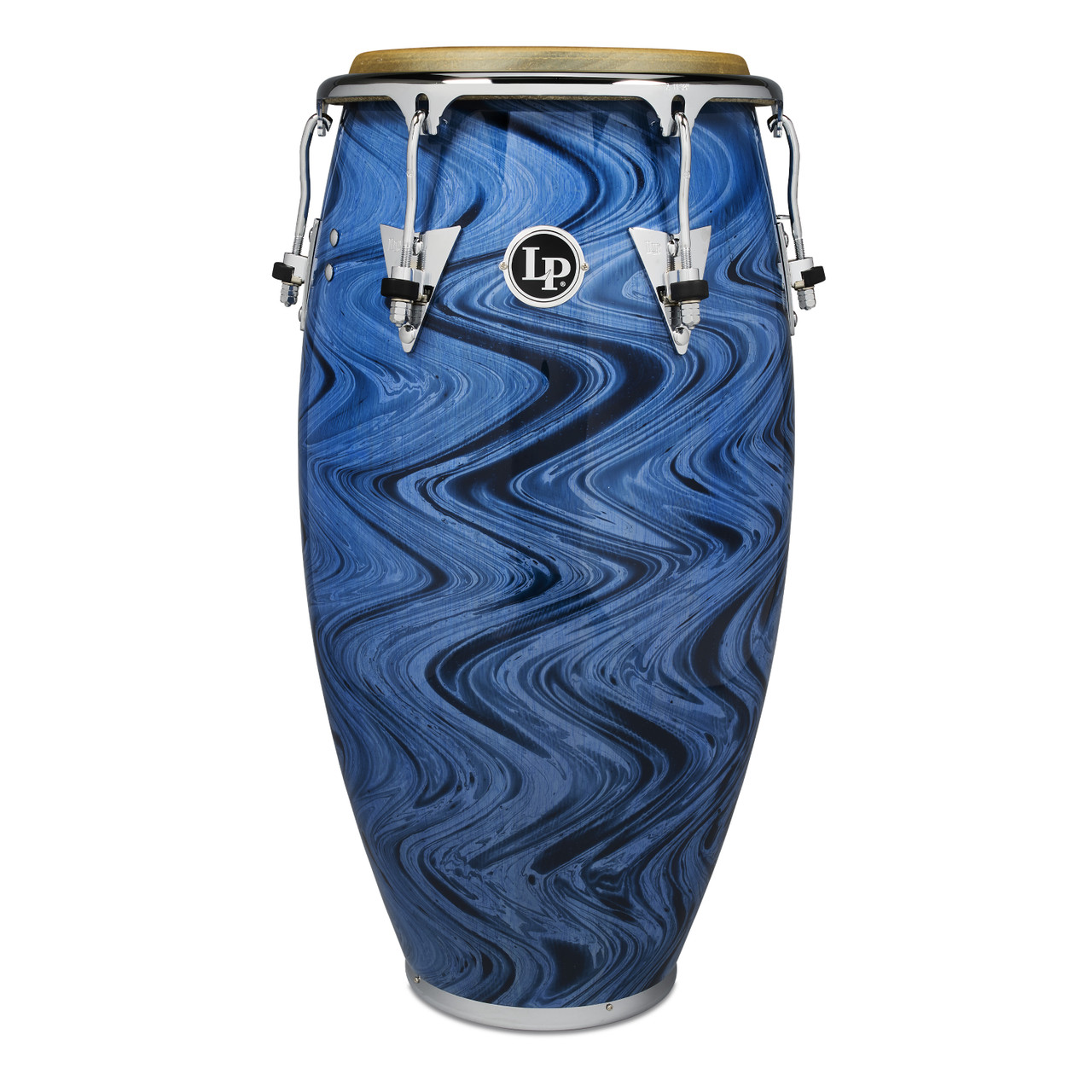 Latin Percussion LP J Madera CCII 11 3/4" Conga Blue Swirl (LPL559X-JM) | Musician Madness