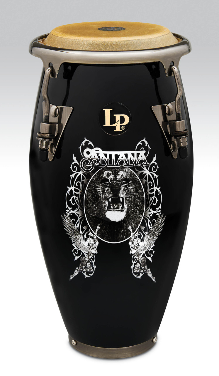 Latin Percussion LP Santana Lion Mini Conga Black (LPM197-SNL) | Musician Madness