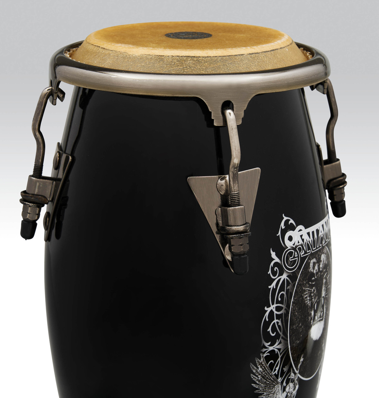 LP社　ミニコンガ　SANTANA MINI CONGA 打楽器 Latin Percussion LP Santana Lion Mni Conga Bk (LPM197-SNL