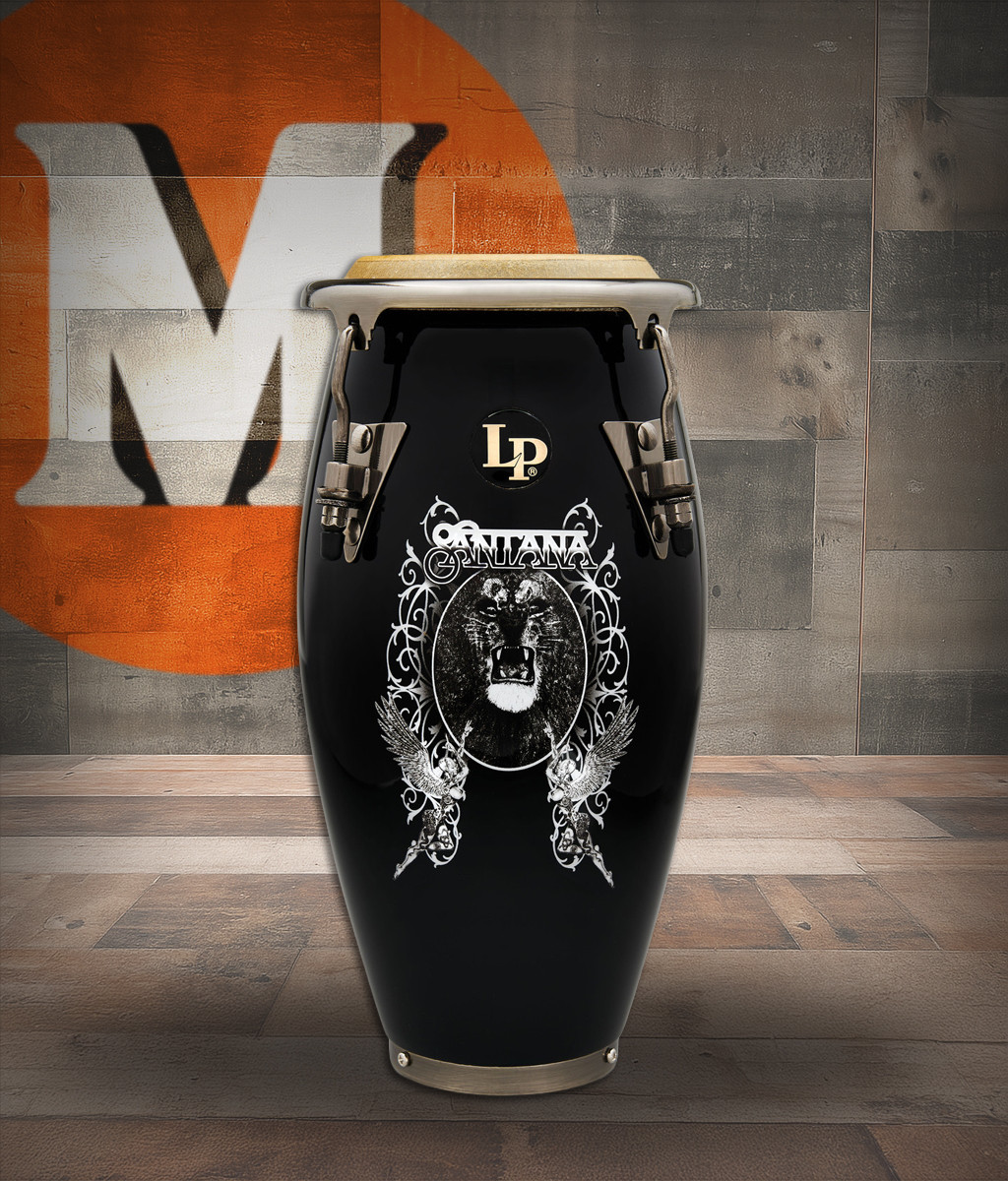 Latin Percussion LP Santana Lion Mni Conga Bk (LPM197-SNL