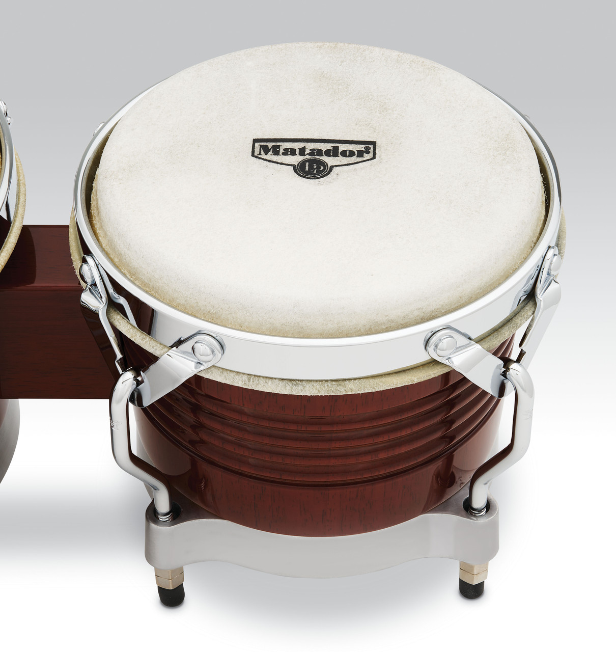 Latin Percussion LP Matador Traditional 7 1/4 - 8 5/8" Bongo Oak Almond Brown (M201-ABW) | Musician Madness