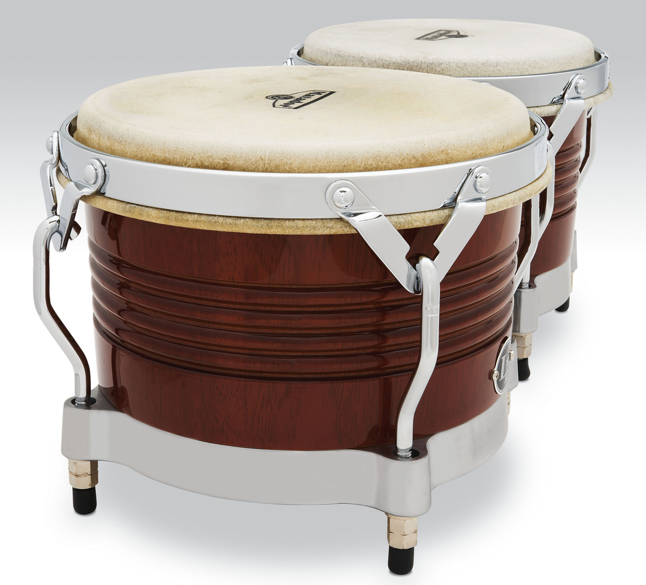 Latin Percussion LP Matador Traditional 7 1/4 - 8 5/8" Bongo Oak Almond Brown (M201-ABW) | Musician Madness