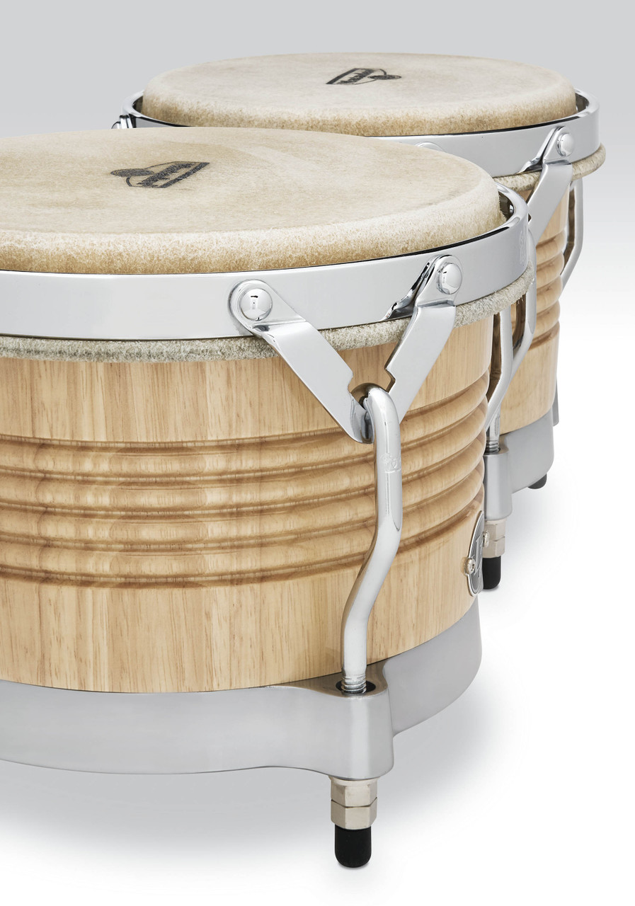 Latin Percussion LP Matador Traditional 7 1/4 - 8 5/8" Bongo Oak Natural (M201-AWC) | Musician Madness