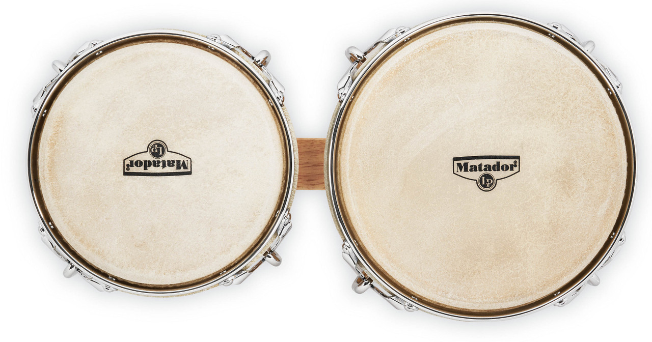 Latin Percussion LP Matador Traditional 7 1/4 - 8 5/8" Bongo Oak Natural (M201-AWC) | Musician Madness