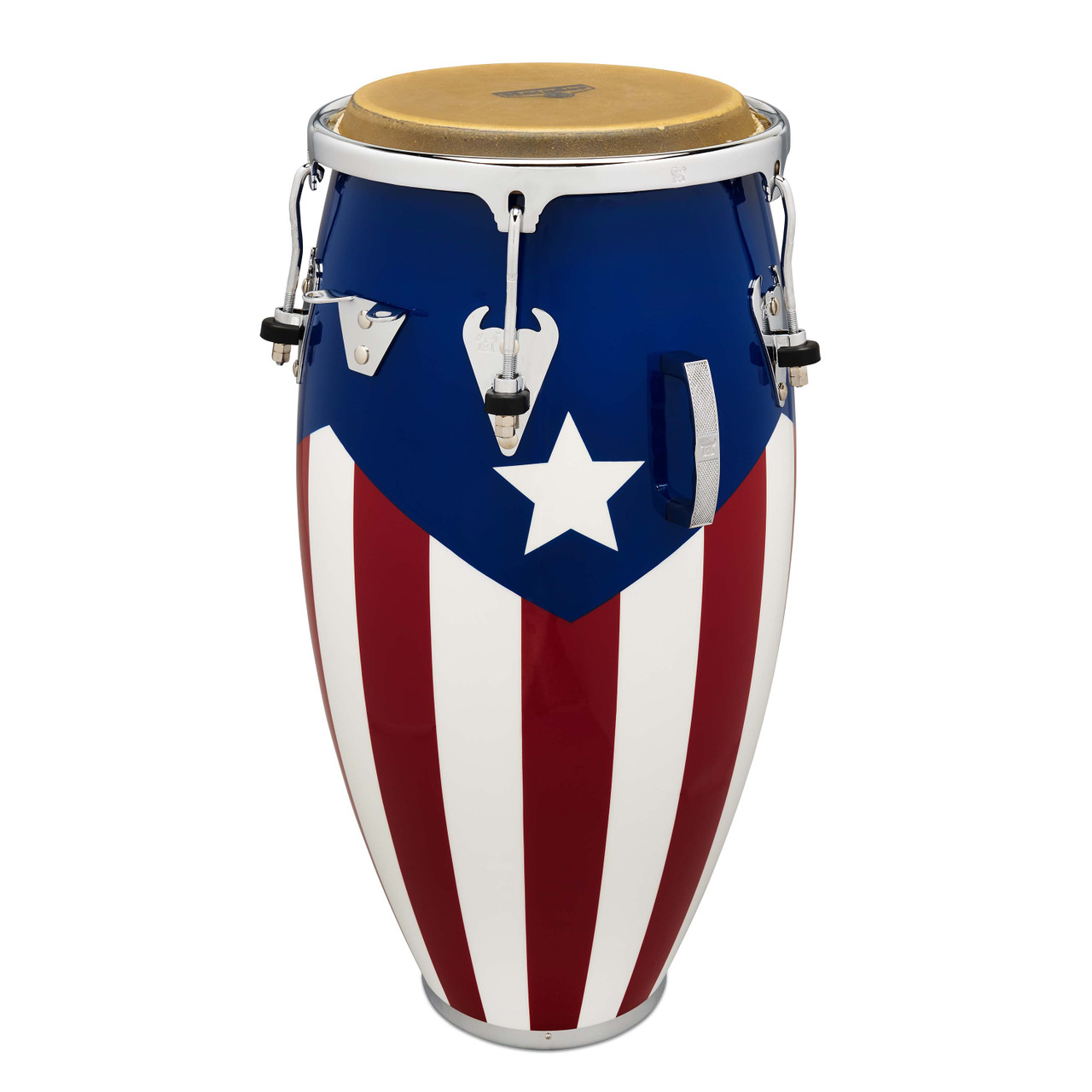 Latin Percussion LP Matador 11" Quinto Oak Puerto Rican Flag (M750S-PR) | Musician Madness