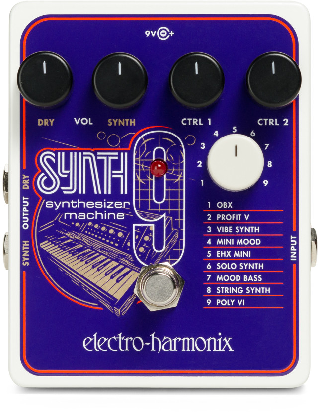 Electro-Harmonix SYNTH9 Synthesizer Machine Pedal (SYNTH9) | Musician Madness