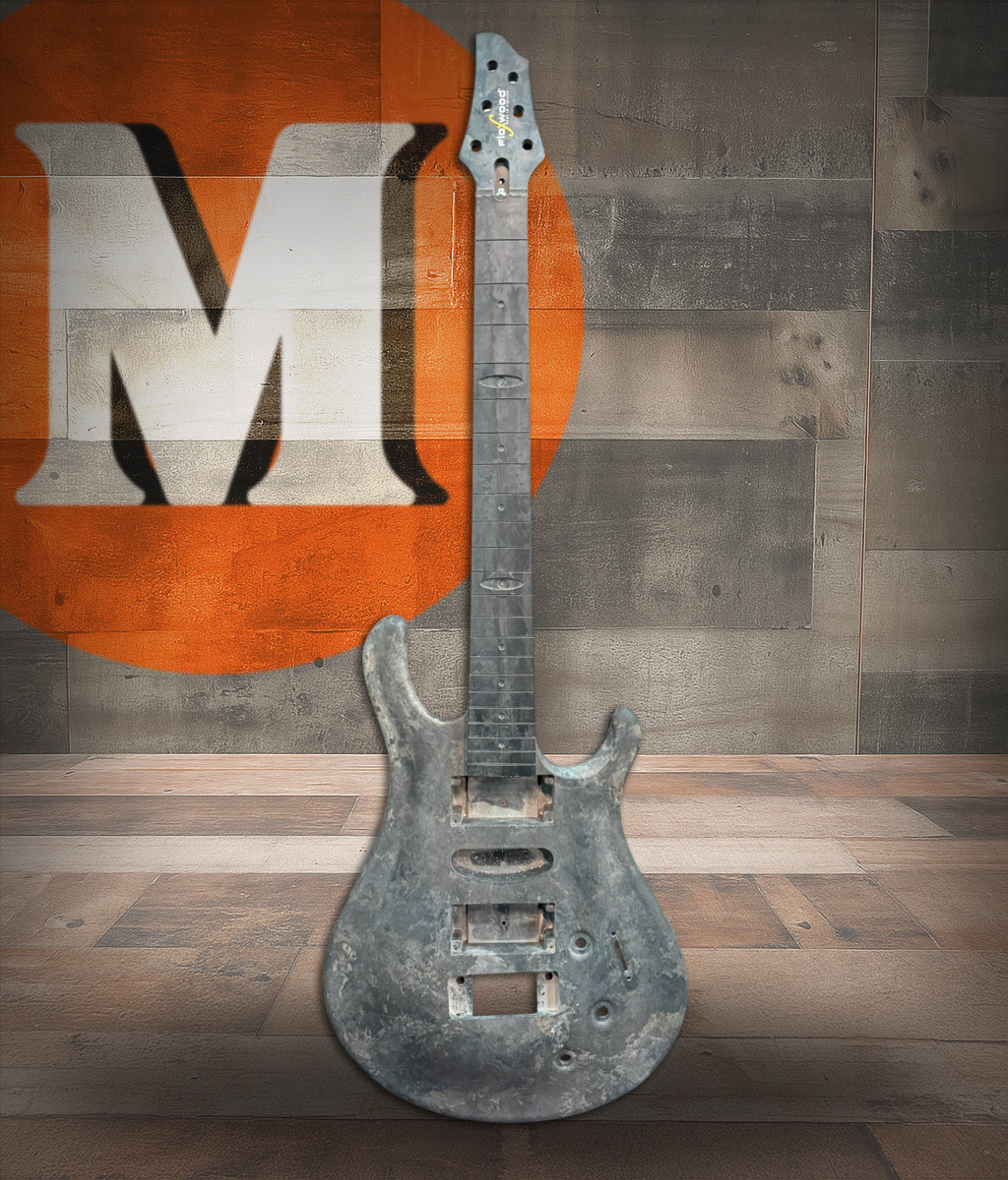 Flaxwood Electric Guitar Body & Neck (03)