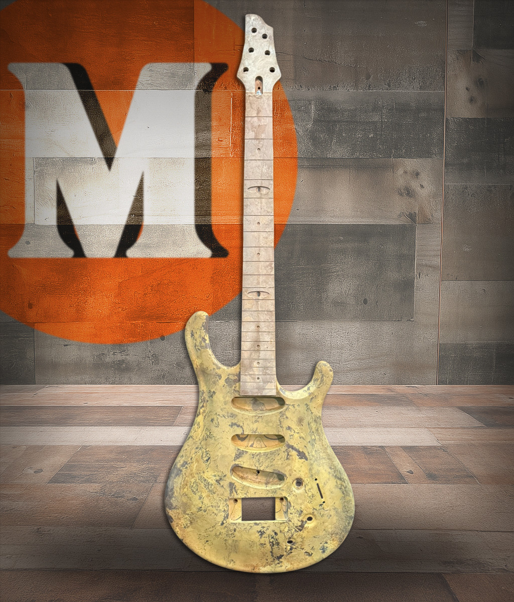 Flaxwood Electric Guitar Body & Neck (04)