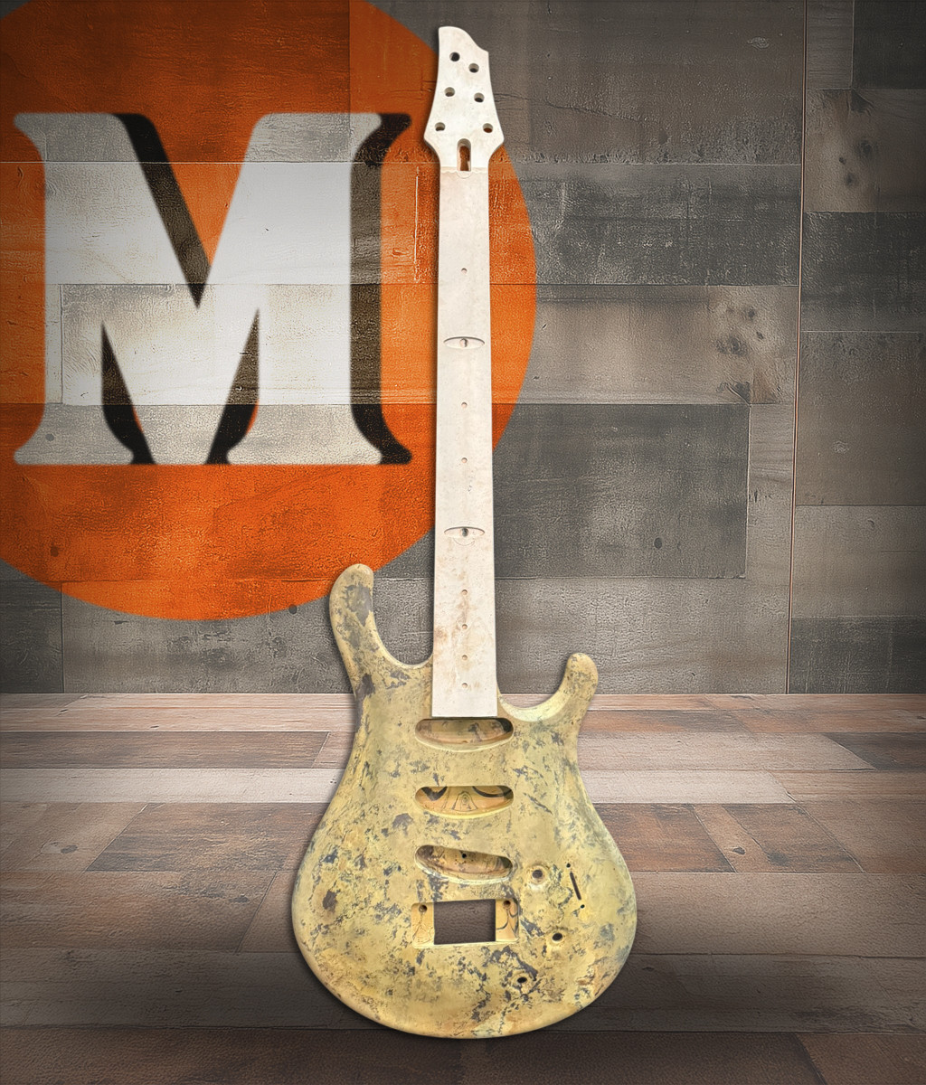 Flaxwood Electric Guitar Body & Neck (05)