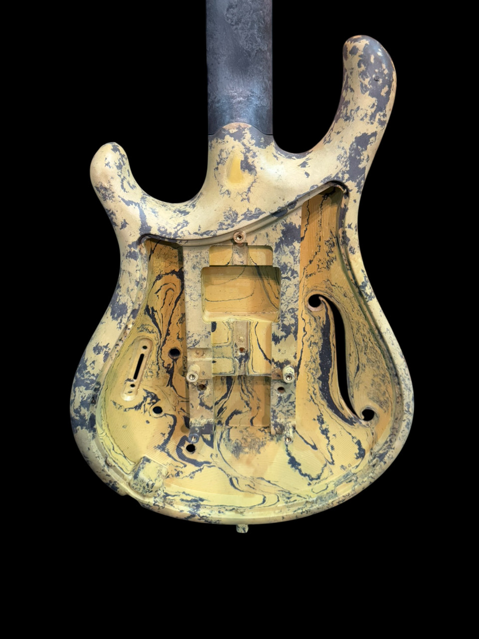 Flaxwood Electric Guitar Body & Neck (07)