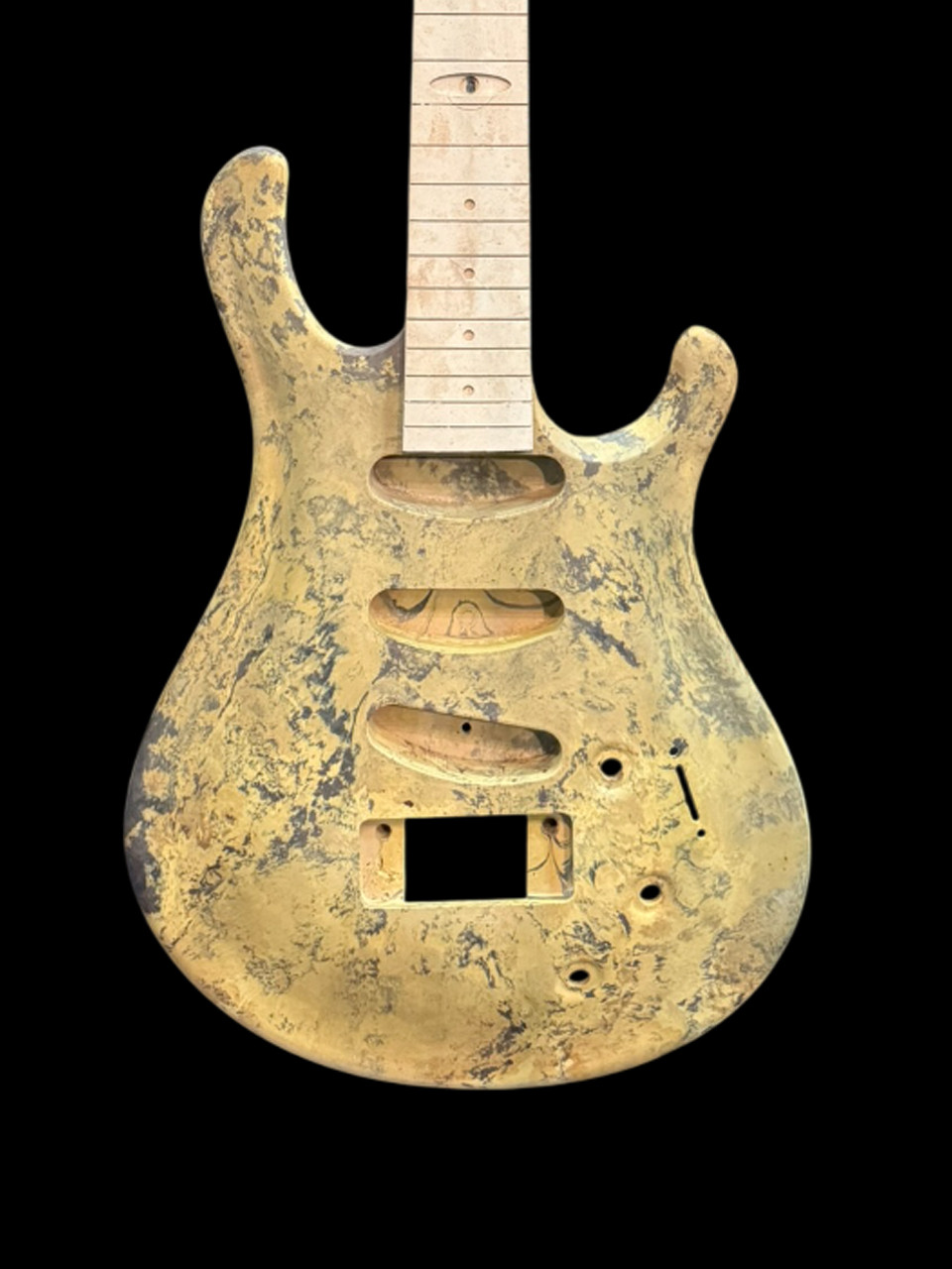 Flaxwood Electric Guitar Body & Neck (12)