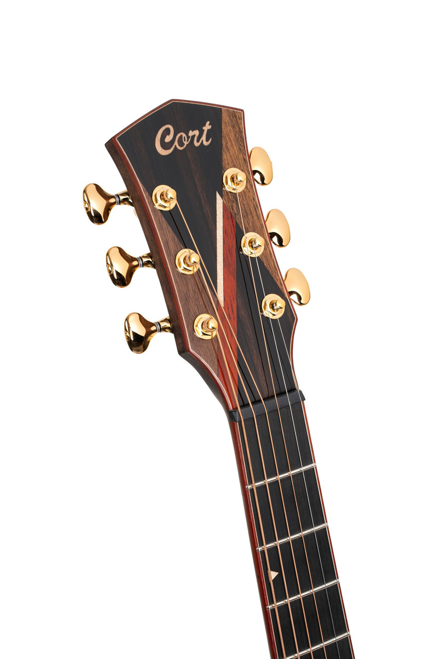 Cort ABSTRACTDELTA Masterpiece Series Abstract Delta Acoustic-Electric Guitar w/ Hard Case - Natural Glossy (ABSTRACTDELTA-U)