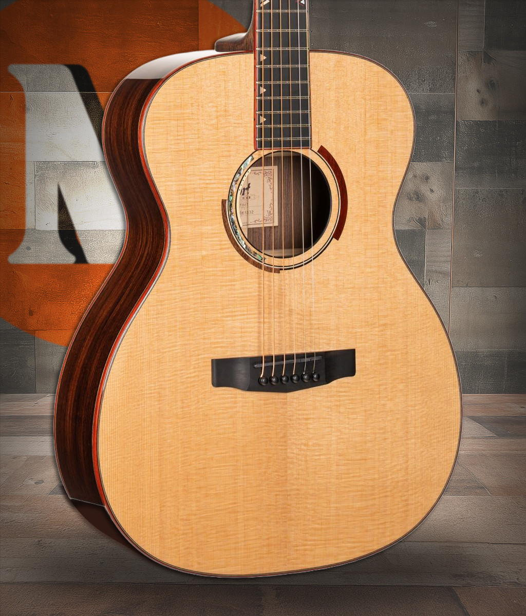 Cort ABSTRACTDELTA Masterpiece Series Abstract Delta Acoustic-Electric Guitar w/ Hard Case - Natural Glossy (ABSTRACTDELTA-U)