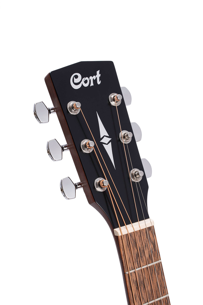 Cort AF510EOP Standard Series Acoustic Electric Concert Guitar No Fret Guitar Camp Exclusive (AF510EOP-A-U) | Musician Madness