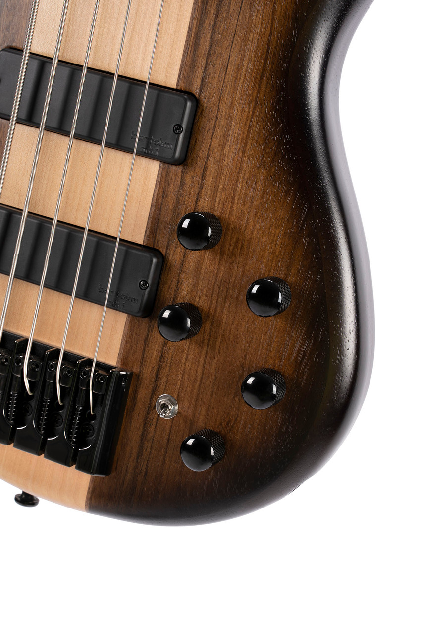 Cort C5PLUSOVMHABB Artisan Series C5 Plus OVMH 5 String Bass Guitar - Antique Brown Burst (C5PLUSOVMHABB-U)