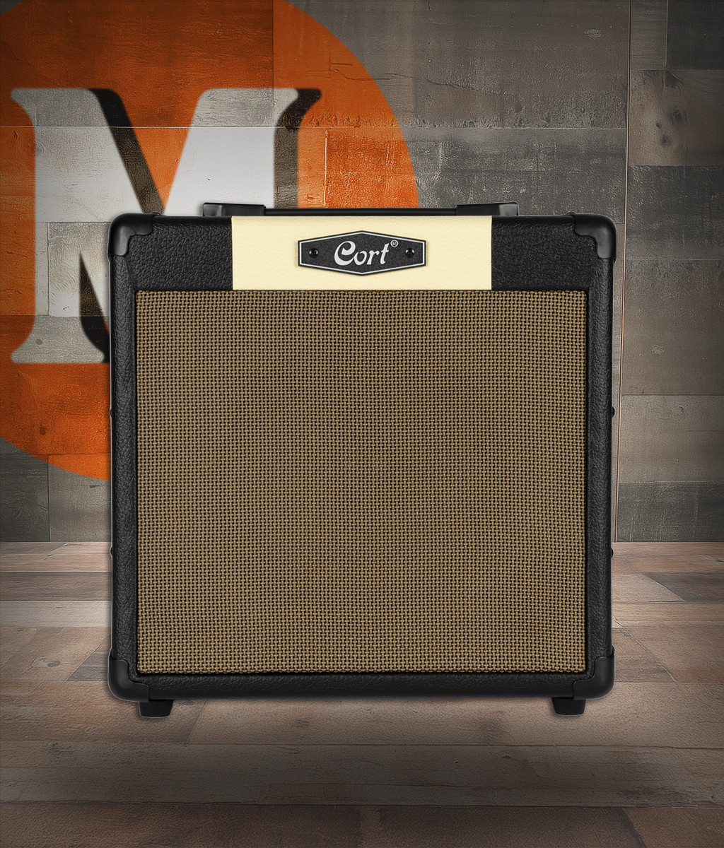 Cort CM15R-BK 15 Watt 1 x 8" Guitar Combo Amplifier (CM15R-BK-U)