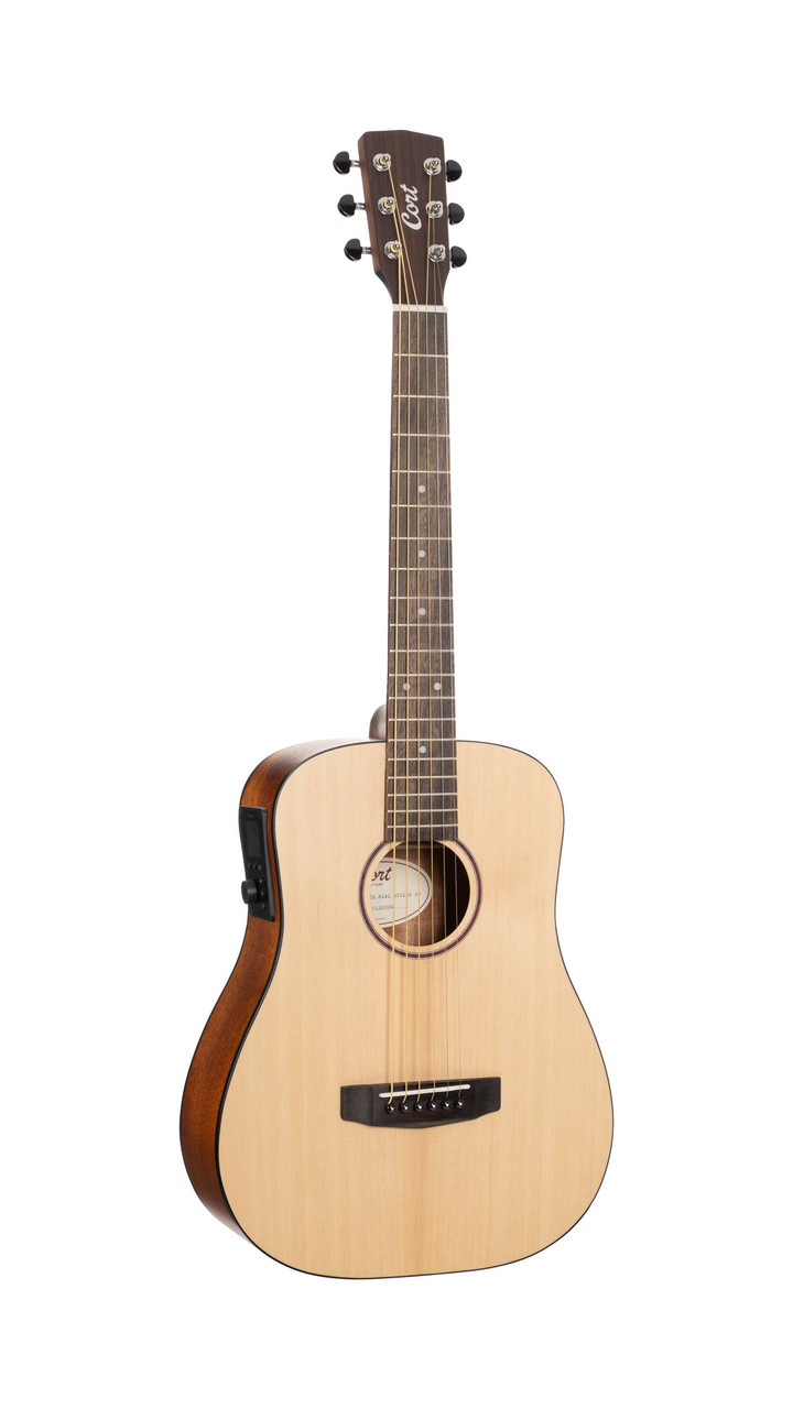 Cort EARTHGO-OP Earth Series Go Hyvibe Acoustic Electric Guitar w/ Gig Bag - Open Pore Natural (EARTHGO-OP-U) | Musician Madness