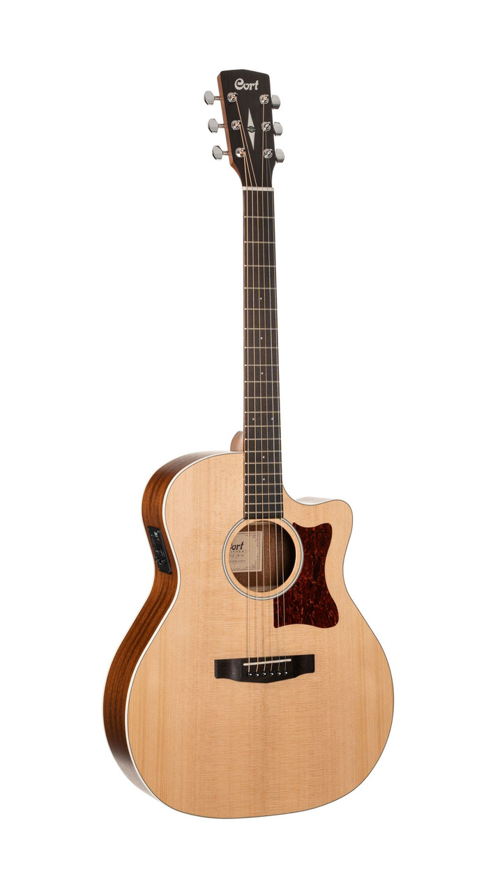 Cort GA1EOP Grand Regal Series GA1E Acoustic-Electric Guitar - Open Pore Natural (GA1EOP-U) | Musician Madness