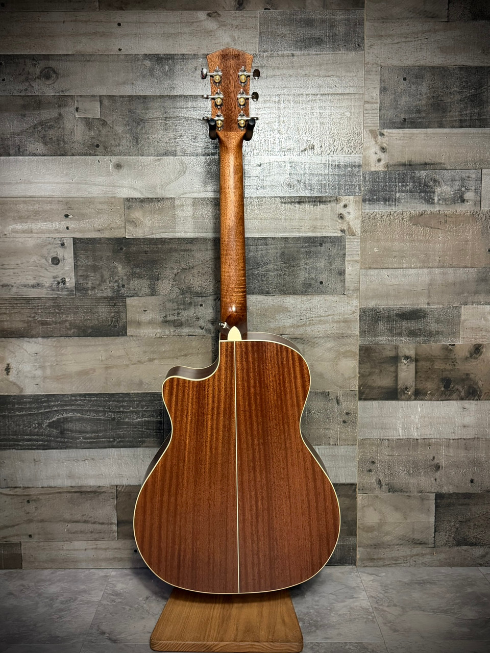 Cort GA4BTSG Essence Series ES-GA4 Auditorium Acoustic Electric Guitar - Black Top Semi Gloss (GA4BTSG-U) | Musician Madness