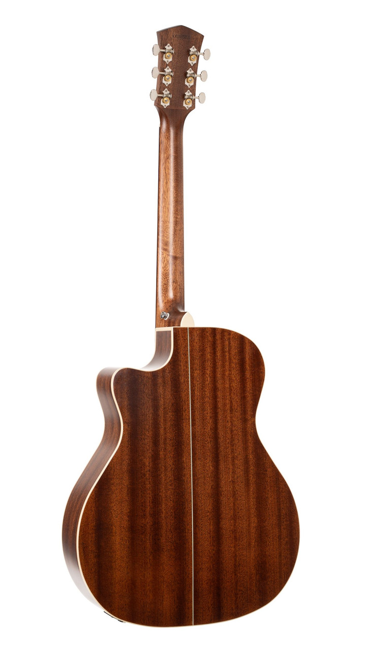 Cort GA4NSG Essence Series ES-GA4 Auditorium Acoustic Electric Guitar - Natural Semi Gloss (GA4NSG-U) | Musician Madness