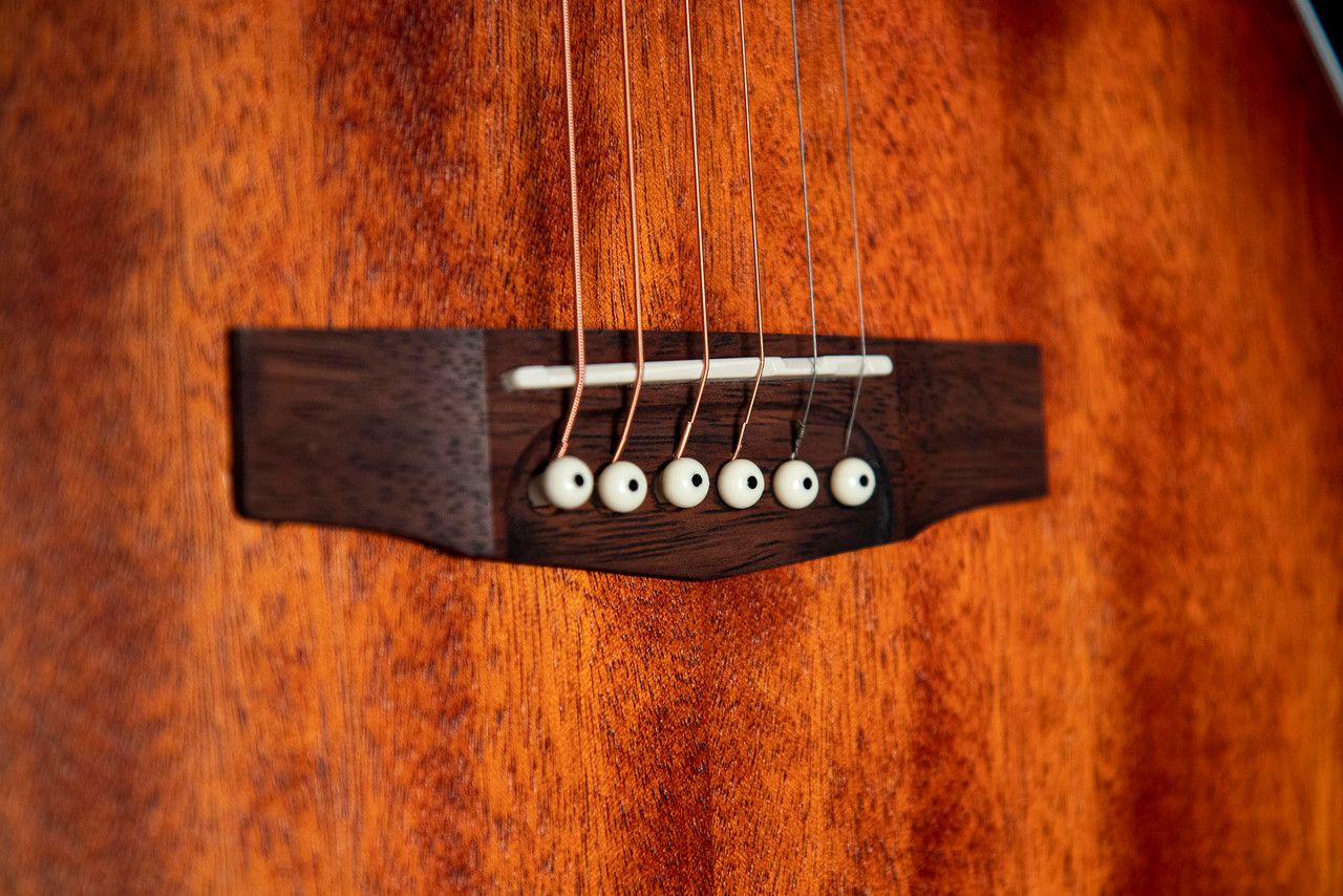 Cort GAMEDXMOP Grand Regal Acoustic Electric Cutaway Guitar - Open Pore Mahogany (GAMEDXMOP-U) | Musician Madness