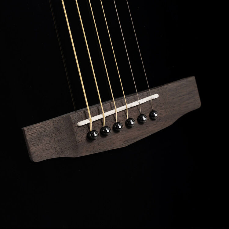 Cort L60CEBK Luce Series L60 Orchestra Cutaway Acoustic Electric Guitar - Gloss Black (L60CEBK-U) | Musician Madness