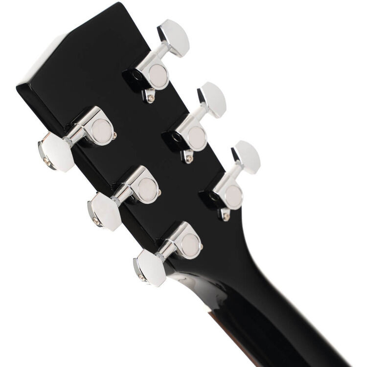 Cort L60CEBK Luce Series L60 Orchestra Cutaway Acoustic Electric Guitar - Gloss Black (L60CEBK-U)