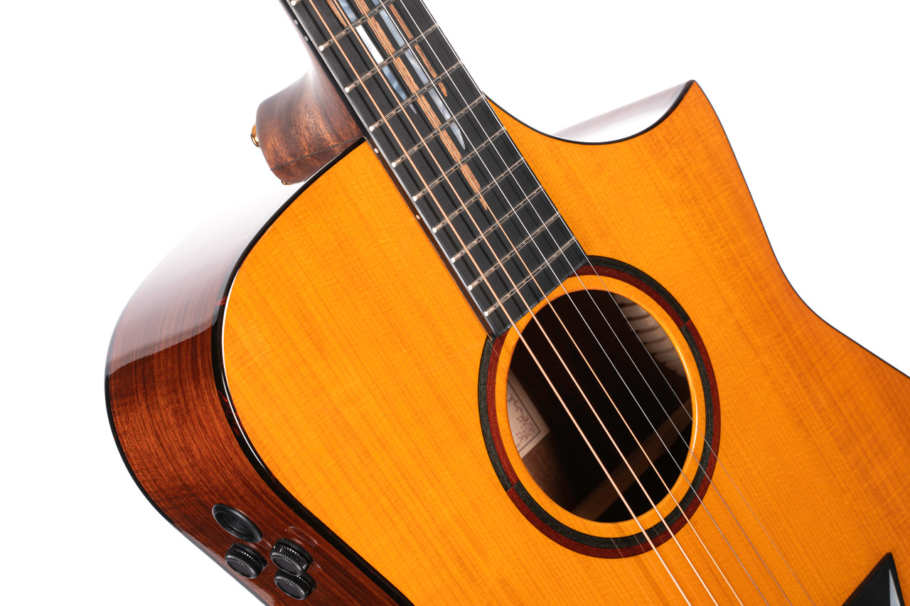 Cort LUXEII Luxe Series Concert Acoustic Electric Guitar w/ Hard Case - Natural Glossy (LUXEII-U) | Musician Madness