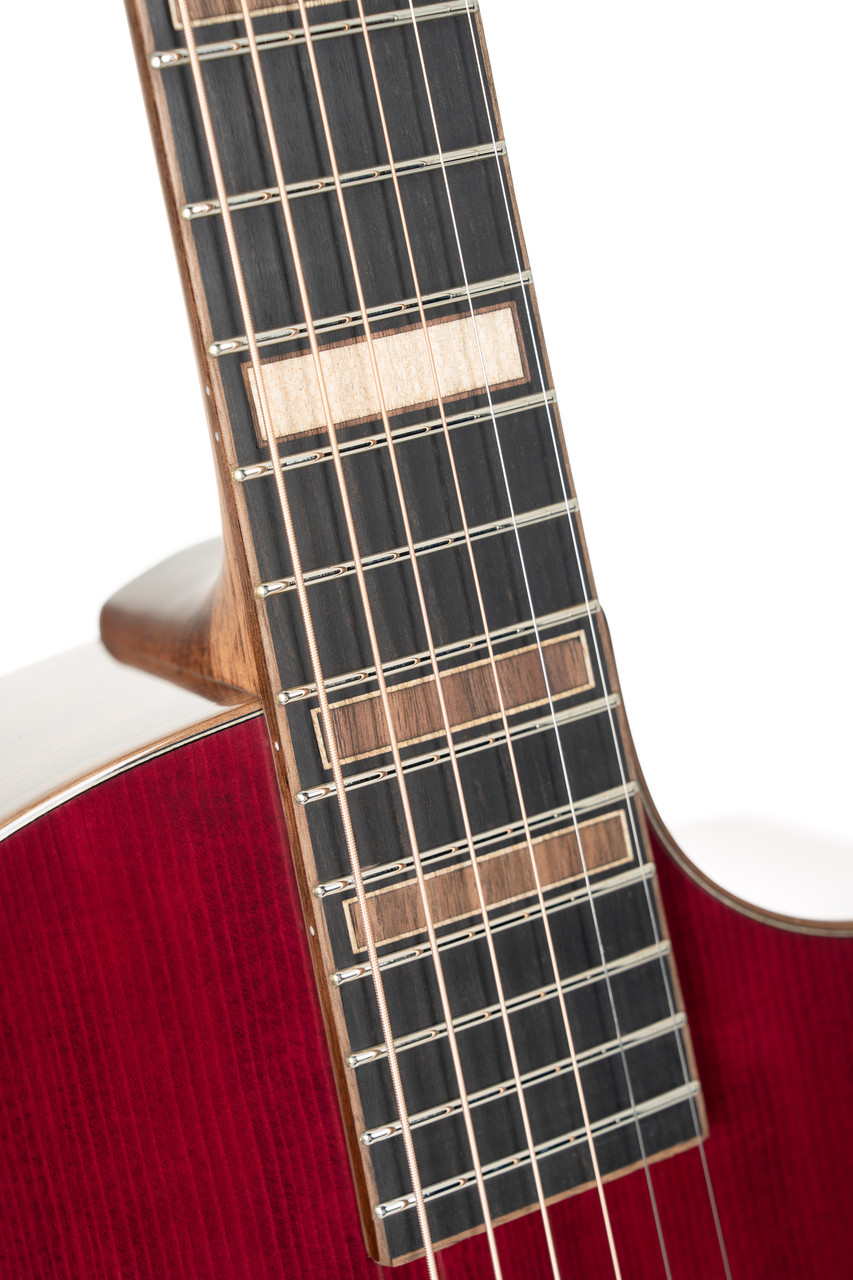 Cort MODERNBURGANDY Masterpiece Series Modern Burgundy Acoustic-Electric Guitar w/ Hard Case -  Burgundy (MODERNBURGANDY-U) | Musician Madness