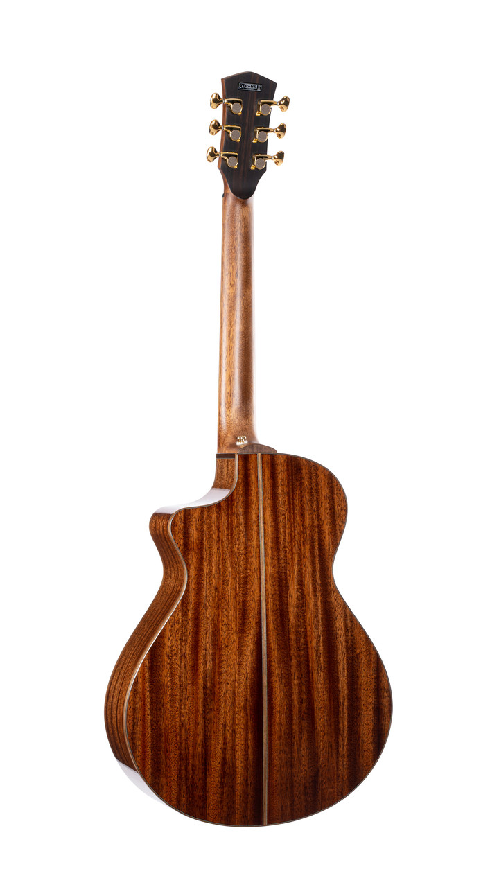 Cort MODERNBURST Masterpiece Series Modern Burst Acoustic-Electric Guitar w/ Hard Case - Burst (MODERNBURST-U) | Musician Madness