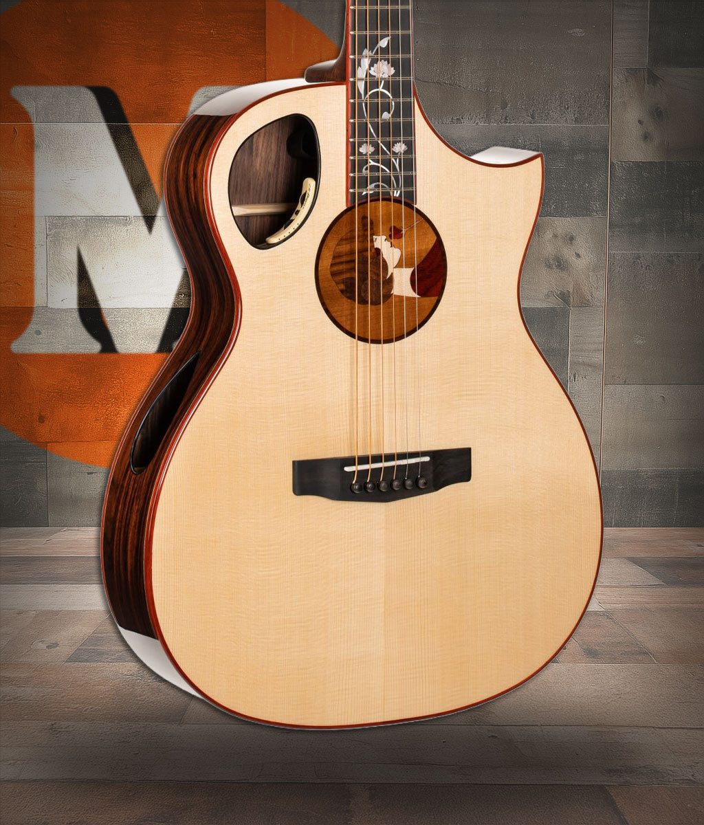 Cort ROSELYN Masterpiece Series Roselyn Redux Acoustic-Electric Guitar w/ Case - Natural Glossy (ROSELYN-U)