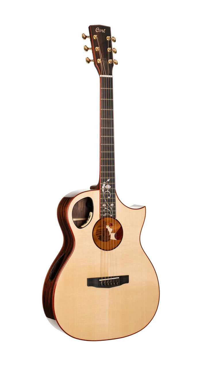 Cort ROSELYN Masterpiece Series Roselyn Redux Acoustic-Electric Guitar w/ Case - Natural Glossy (ROSELYN-U)