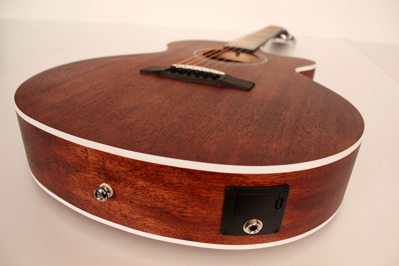 Cort SFXMEMOP SFX Series Acoustic Electric Cutaway Guitar. Open Pore Mahogany (SFXMEMOP-A-U) | Musician Madness