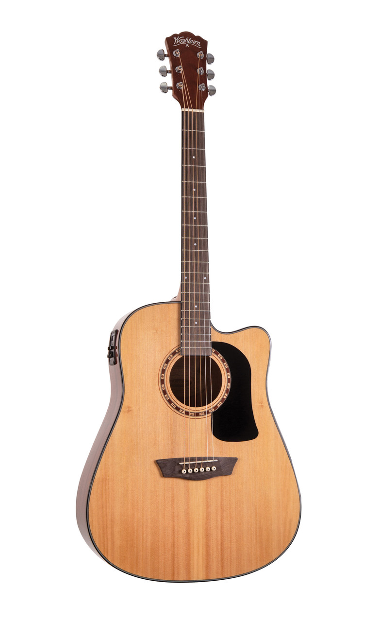 Washburn AD5CEPACK-A Apprentice Dreadnought Acoustic Electric Guitar Pack (AD5CEPACK-A-U)