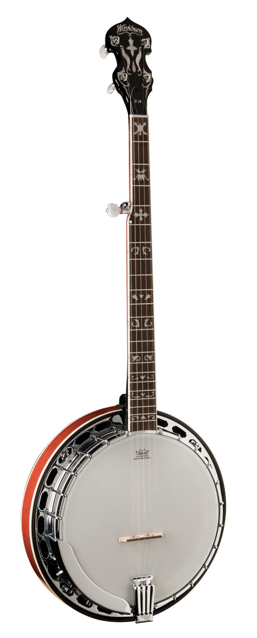 Washburn B16 Americana Series 5 String Banjo - Tobacco Sunburst (B16K-D-U) | Musician Madness
