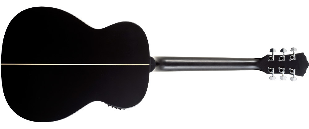 Washburn DFEFE-A Deep Forest Folk Acoustic/Electric Guitar - Striped Ebony (DFEFE-A-U)