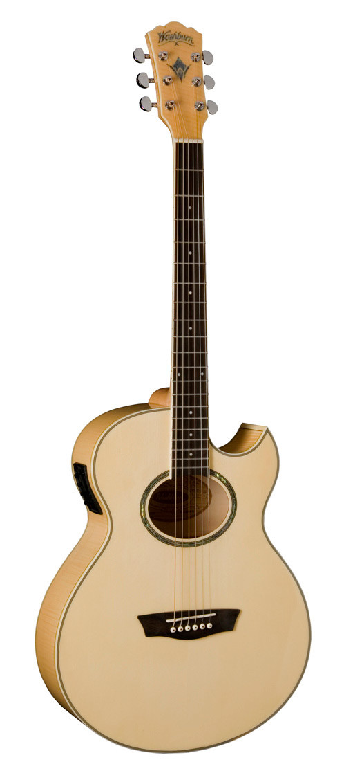 Washburn EA20 Festival Series Cutaway Acoustic Electric Guitar - Natural (EA20-A-U)