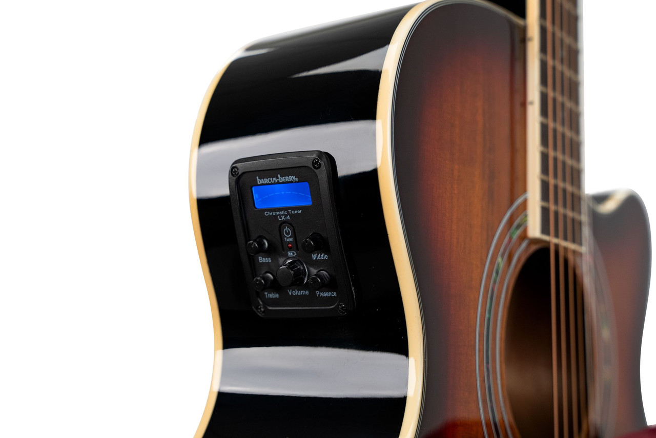 Washburn EA55G-A Festival Series Cutaway Acoustic/Electric Guitar - Koa Burst (EA55G-A-U)