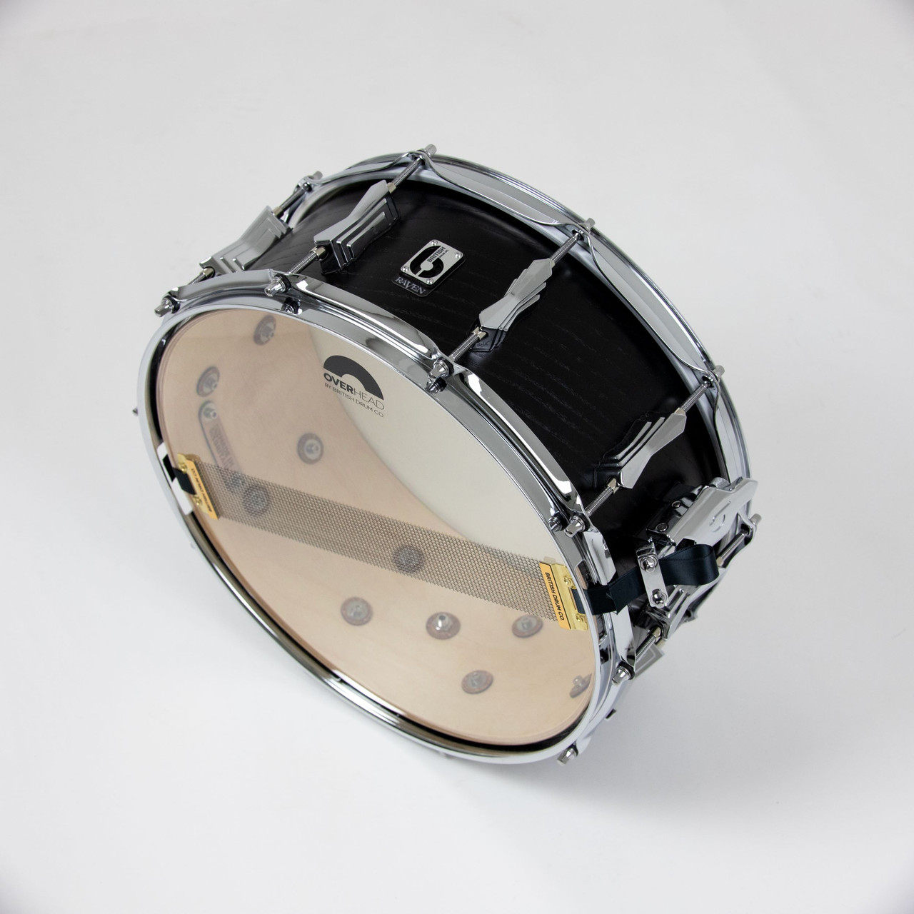 British Drum Co. RAV-14-6-SN Raven Series Snare Drum 6" x 14" (RAV-14-6-SN-U)