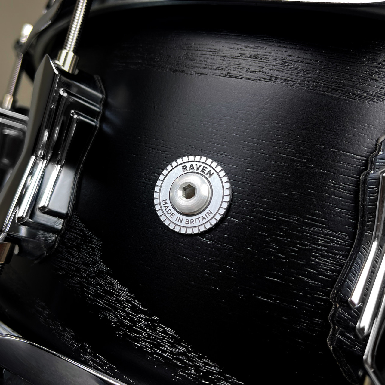 British Drum Co. RAV-14-6-SN Raven Series Snare Drum 6" x 14" (RAV-14-6-SN-U) | Musician Madness