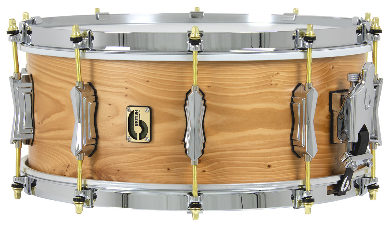 British Drum Co. ARC-14-60-SN Archer Series Yew Wood Snare 6" x 14" (ARC-14-60-SN-U)